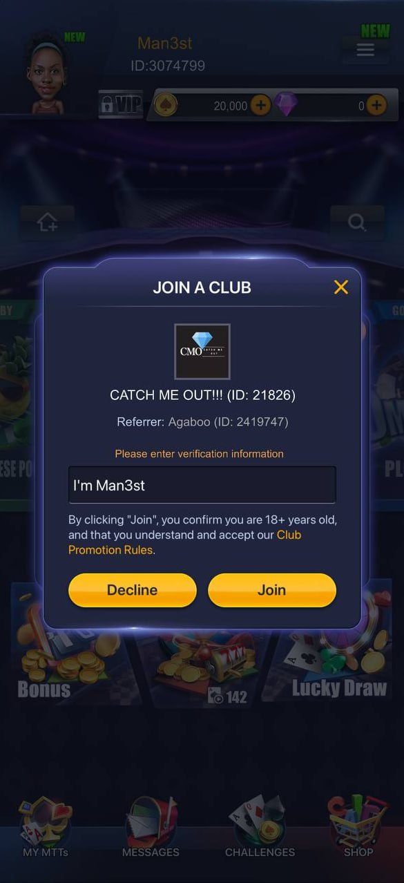 Enter Nickname and Join